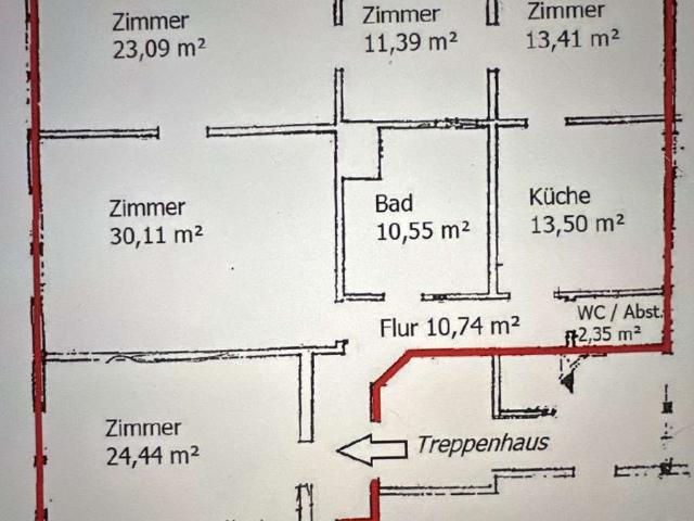 Renovierte helle 5 Zimmer Wohnung mit Kamin und Gäste Bad in Goslar – Breite Straße ab 15.11.2026