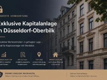 Renovierte Kapitalanlage, Düsseldorf, Rendite 4,86 % + AfA 8,3 %