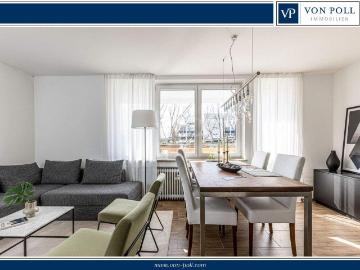 Renovierte, lichtdurchflutete 3 Zimmer Wohnung in begehrter Lage von Berg am Laim