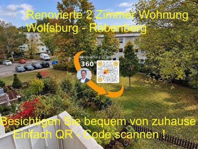 Renovierte 2 ZI WHG mit Loggia und Blick ins Grüne