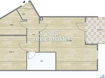 Renovierte 2 Zimmer Wohnung mit bester Infrastruktur!