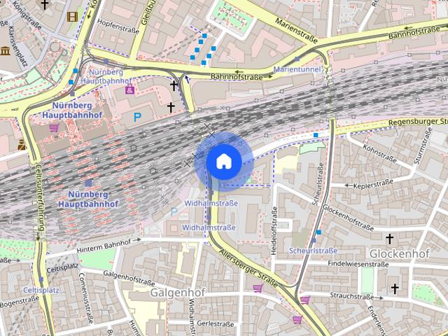 Renovierte 2 Zimmer Wohnung nähe Hauptbahnhof sucht nette Mieter