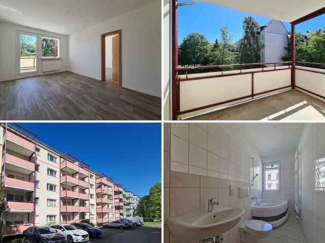 Renovierte 2 Zimmerwohnung mit großem Balkon & Eckbadewanne