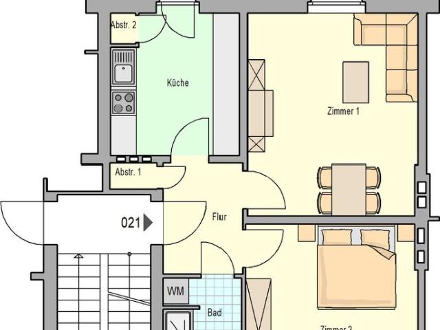 Renovierte 2 ZKB Wohnung in Trier Euren!