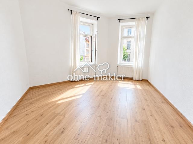 Renovierte 3 Raum Wohnung in Leipzig – Zweinaundorfer Straße im 2.OG