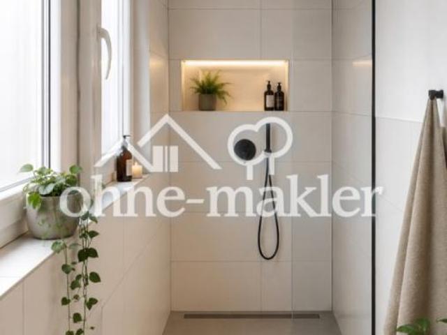 Renovierte 3 Zimmer Dachgeschosswohnung mit Einbauküche in Steinfurth