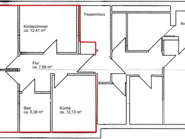 Renovierte 3 Zimmer Wohnung in Tumringen mit EBK