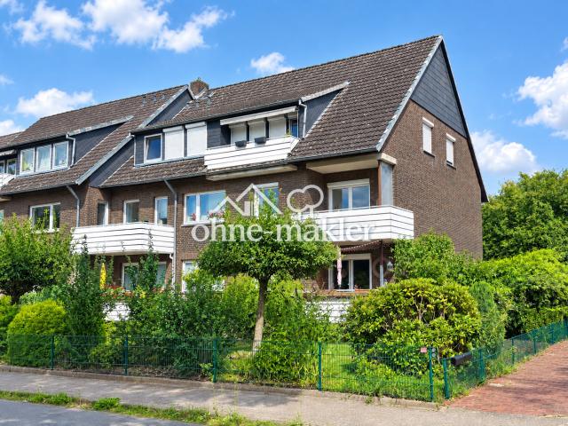 Renovierte 3 Zimmer Wohnung mit Balkon und Garage