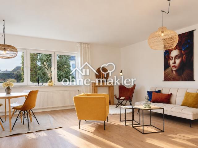 Renovierte 3 Zimmer Wohnung mit Balkon in zentraler Lage von Bad Nauheim