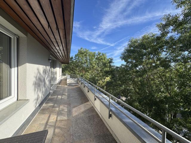 Renovierte 4 ZKB mit Terrasse und Balkon ins Grüne, EBK, 2 Stellplätze – bezugsfrei, provisionsfrei