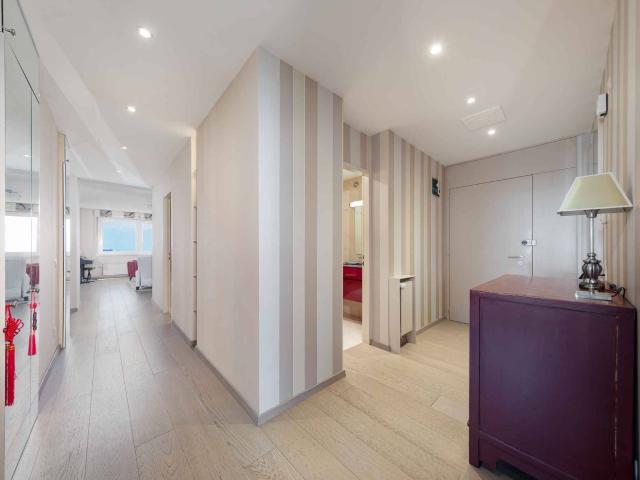 Renovierte 5,5 Zimmer Wohnung mit Panoramablick auf den See und die Berge