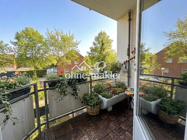 Renovierte, 60qm, 2 Zimmer Wohnung nahe Klinikum links der Weser. Balkon & Stellplatz
