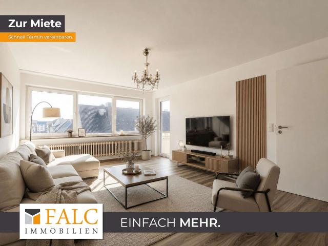Renoviertes Wohnen mit Balkon und zwei Schlafzimmern