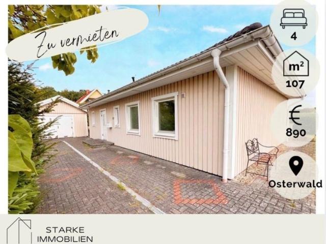 Renovierter Bungalow mit Garten zur Miete in Osterwald