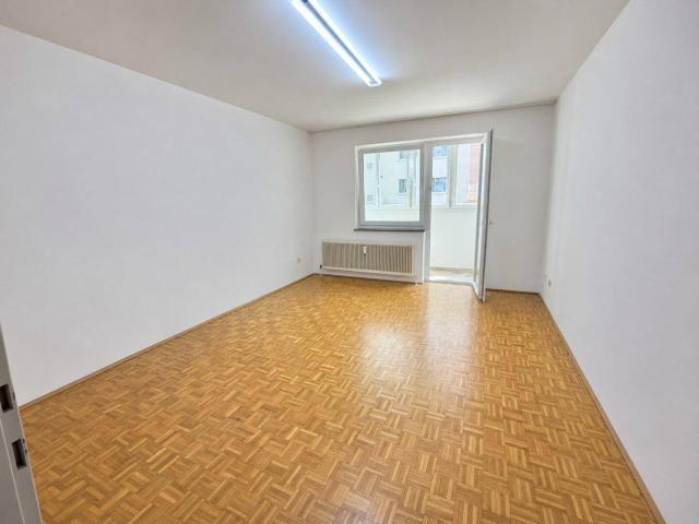 Renovierungsbedürftige große 2 Zimmer Wohnung mit Loggia ideal für Anleger