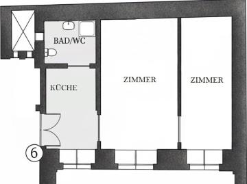 Renovierungsbedürftige helle Wohnung bei WU/MESSE/PRATER
