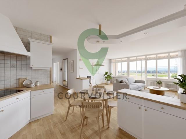 Renovierungsbedürftige Wohnung mit freiem Blick und Gemeinschaftspool
