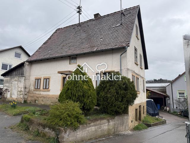 Renovierungsbedürftiges Haus für 59000 € in guter ruhiger Lage Ortsteil Zaberfeld