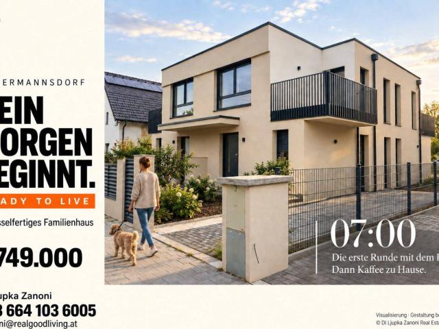 READY TO LIVE – Sensationeller Preis – noch diesen Herbst im eigenen Haus wohnen!