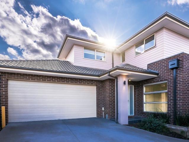 Rear of only two on the block, four bedroom townhouse