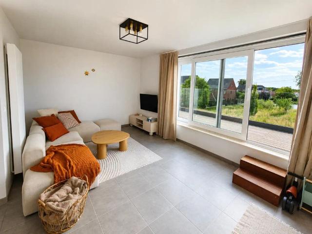 Recent appartement in het centrum van Ressegem