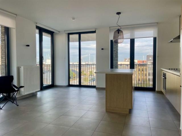 Recent appartement met twee slaapkamers op het Eilandje