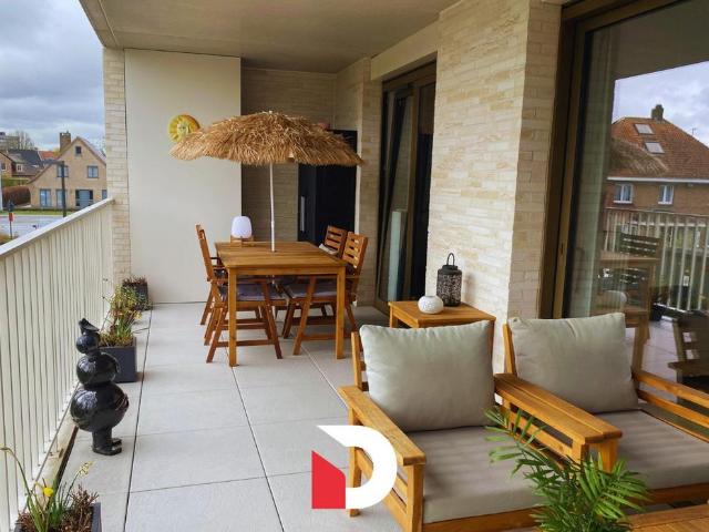 Recent appartement met 1 slaapkamer en ruim terras nabij Brugge
