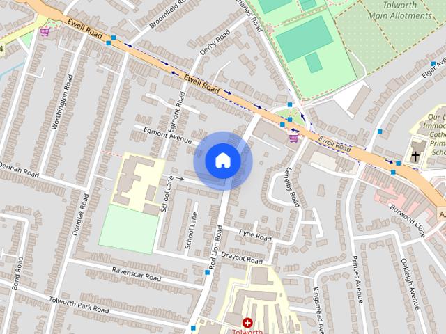 Red Square, 2 Red Lion Road, KT6