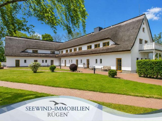 Reetdach Charme: Maisonette Wohnung mit Terrasse auf Mönchgut auf der Insel Rügen