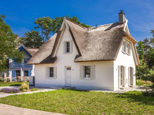 Reetdach Cottage Weiße Woge im Usedomer Fischerdorf bei Zirchow