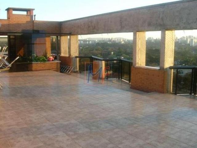 REF: 14.522 Linda cobertura no Butantã com 620 m² sendo 3 suítes, 7 banheiros, 4 vagas, fartos arm