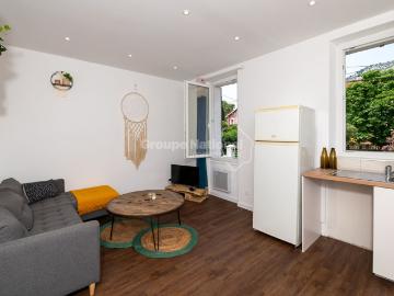 REF 218 AGENCE IMMOBILIERE G.I.O. AUX QUATRE CHEMINS TOULON EST VERT COTEAU APPARTEMENT T2 RENOVE