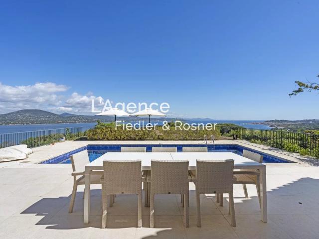 REF 540: GASSIN SINOPOLIS VILLA A LA LOCATION AVEC TRÈS BELLE VUE MER