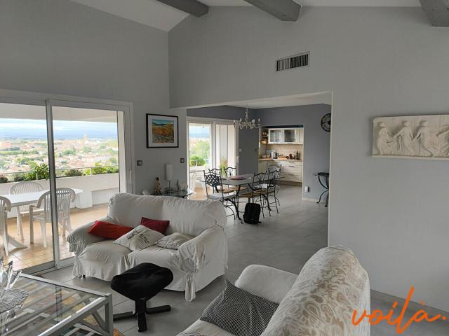 REF COLORIS7 Villa d'architecte avec vue exceptionnelle. 130m² Carcassonne