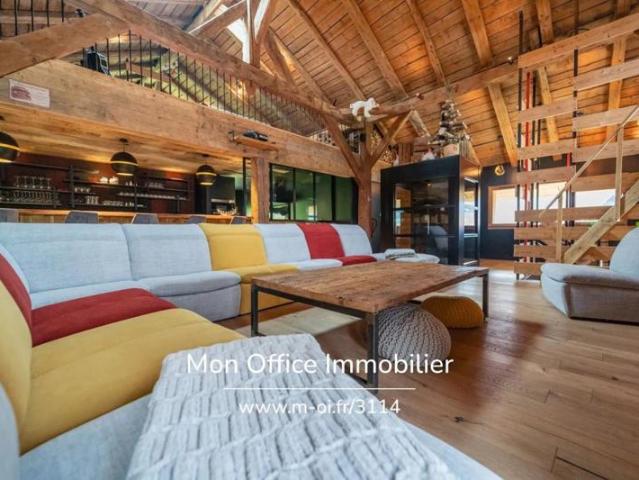 Référence: 6253 TCA. Chalet de haut standing 5 suites Sauna et Spa Au calme absolu