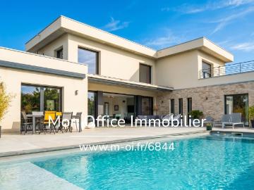 Référence: 6844 Aus Maison contemporaine 201m² avec pisci. 234m² Ventabren