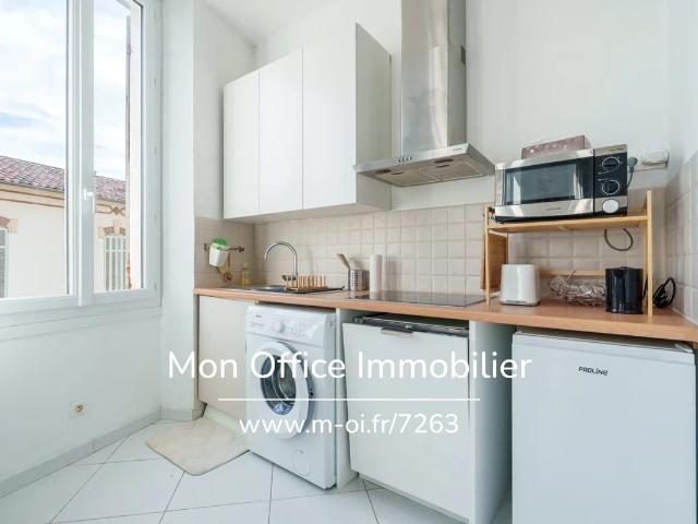 Référence: 7263 CLA Exclusivité Appartement 2 pièces à Marseille 1er Arrondissement à deux pas du Parc Longchamp