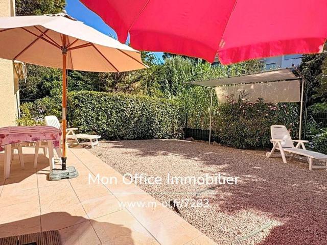 Référence: 7283 Les. T2 Avec Grand Jardin Dans Résidence. 45m² Cavalaire sur Mer