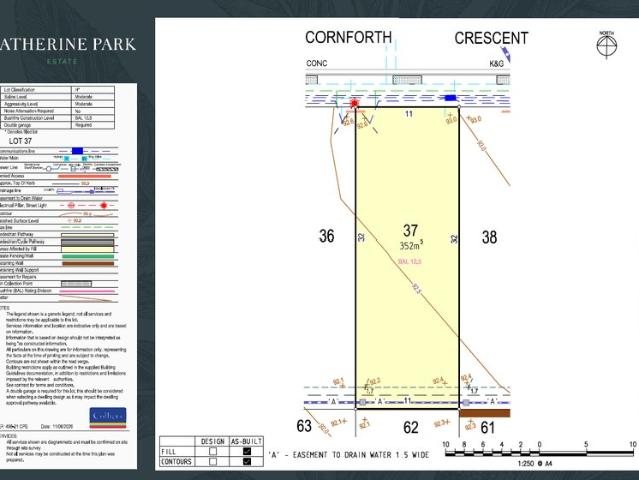 Registered Land available in the national award winning subdivision 'Catherine Park Estate'