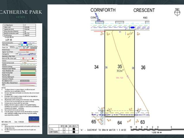 Registered Land available in the national award winning subdivision 'Catherine Park Estate'