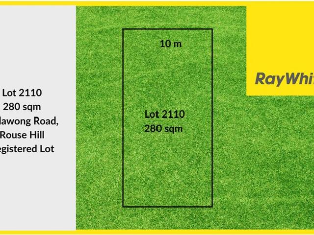 Registered land in Rouse hill Tallawong Road