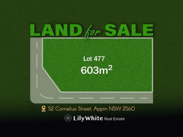 Registered Vacant Land for Sale in APPIN!
