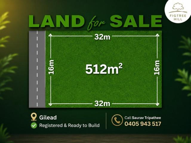 Registered 512m² Land in Figtree Hill, Gilead.
