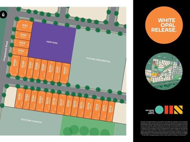 Registration expected in July 26 Northerly aspect