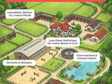 Reitanlage Pferdehof Resthof Reithalle