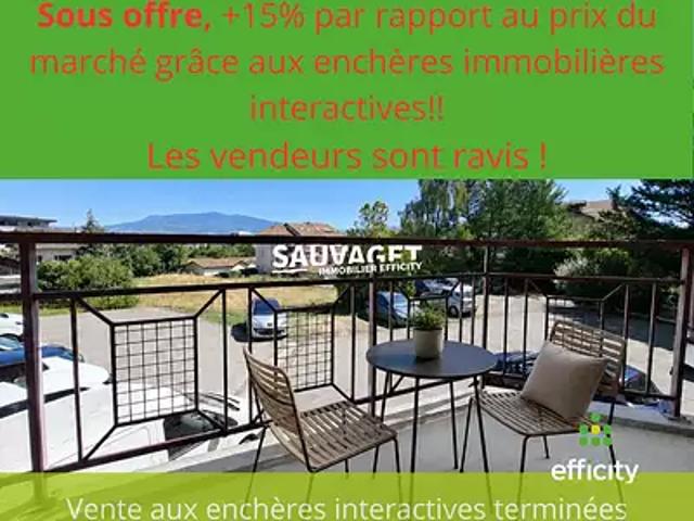 Reignier Esery 74930 Achat / Vente appartement 1 pièce t1 cave balcon