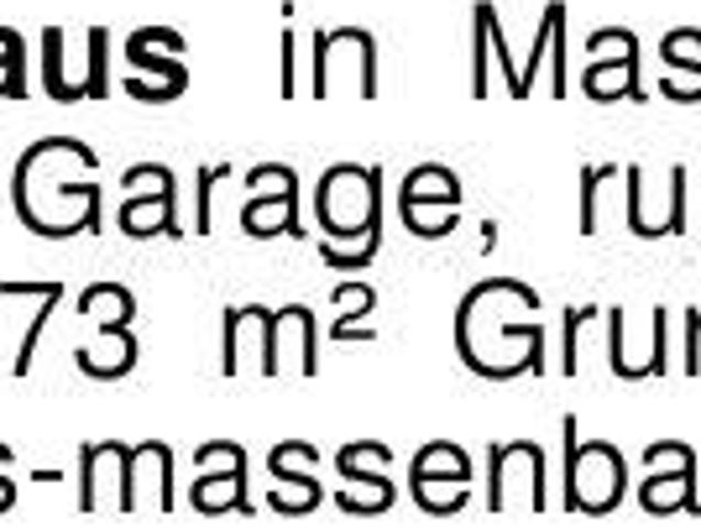 Reiheneckhaus in Massenbach, m. Garten u. Garage, ruh. Lage, 150