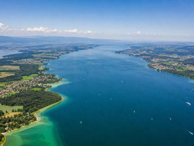 Reihenendhaus mit Bodenseeblick