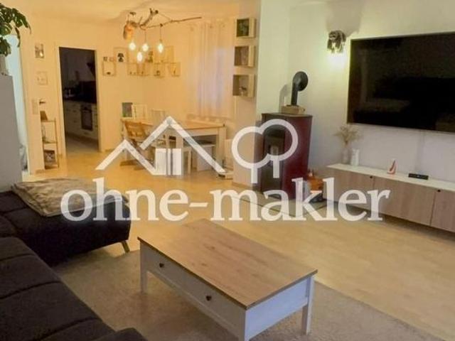 Reihenendhaus mit Keller, Garten, Pelletofen, 2 Stellplätzen & Gartenhaus – 55270 Jugenheim – privat