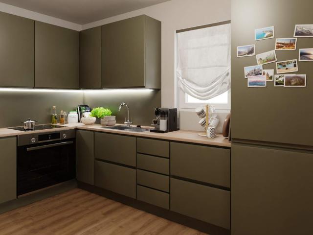 Reihenhaus im EH 55 Standard mit Terrasse, Gäste WC und zwei PKW Stellplätzen